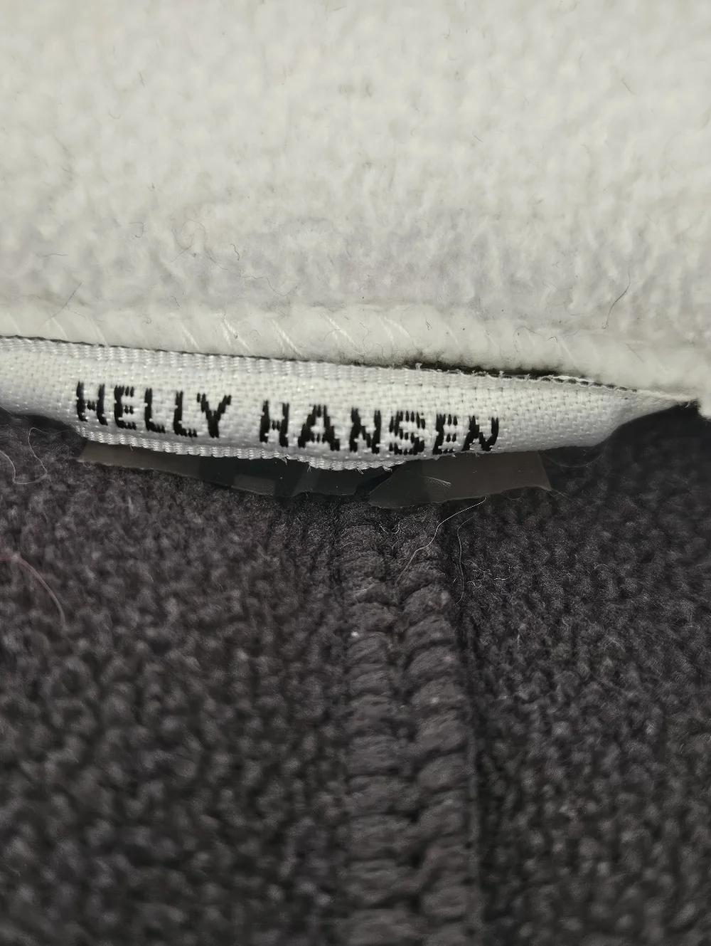 Helly Hansen White and Black Sherpa Fleece Jacket - Picture 6 of 7